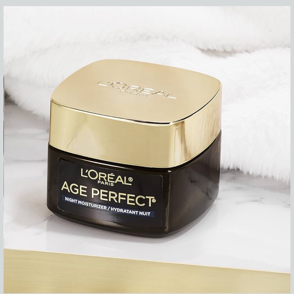 L'Oréal Paris, SEALED Age Perfect Night Moisturizer, RETAILS $30